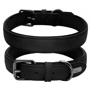 Gepolstertes Lederhalsband